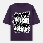 Overthinking Solves Nothing Motivational Graphic Tee