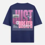 Just Breathe Oversized Graphic Tee
