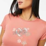 Printed Lettuce Edge T-Shirt