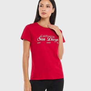 Printed T-Shirt with Crew Neck